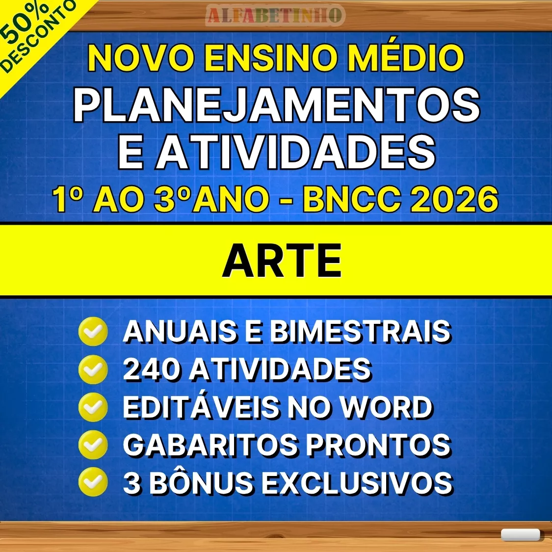 plano de aula ensino médio de Arte