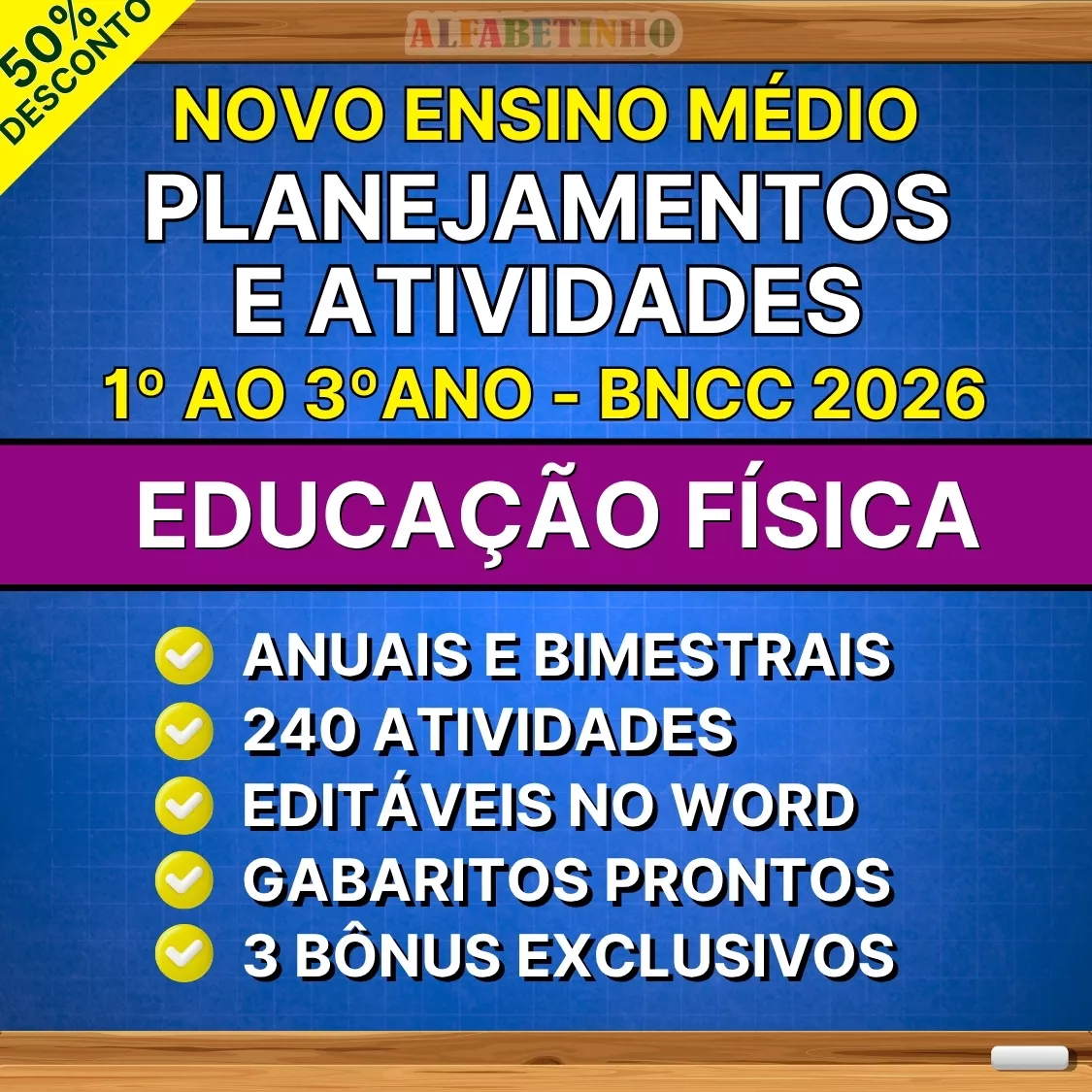 plano de aula ensino médio de Educação Física