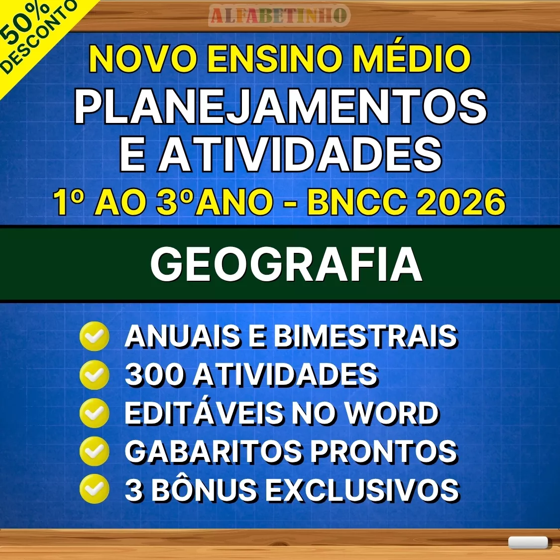 plano de aula ensino médio de Geografia