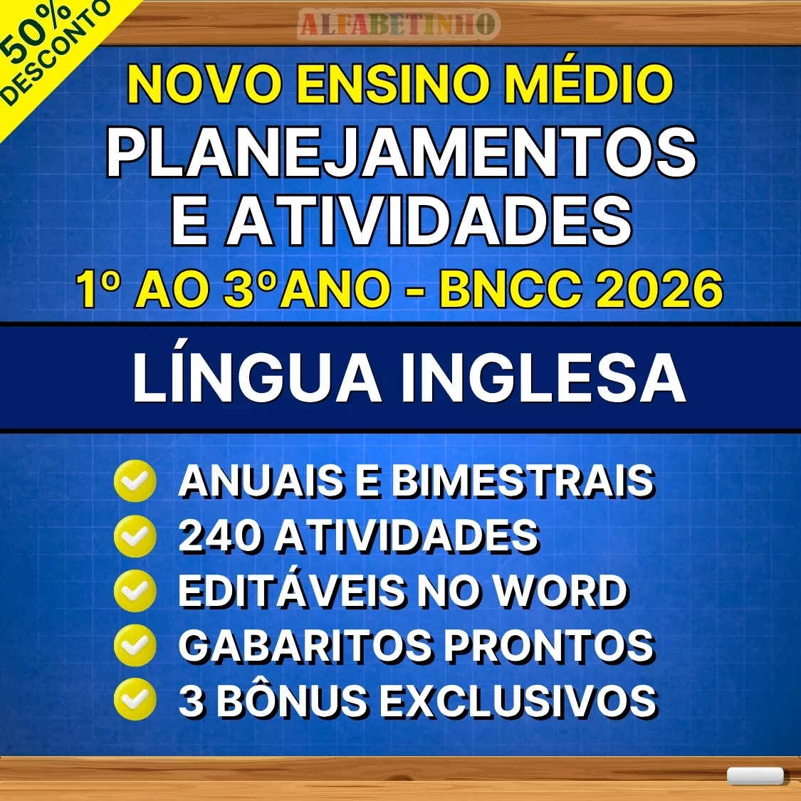 plano de aula ensino médio de Inglês