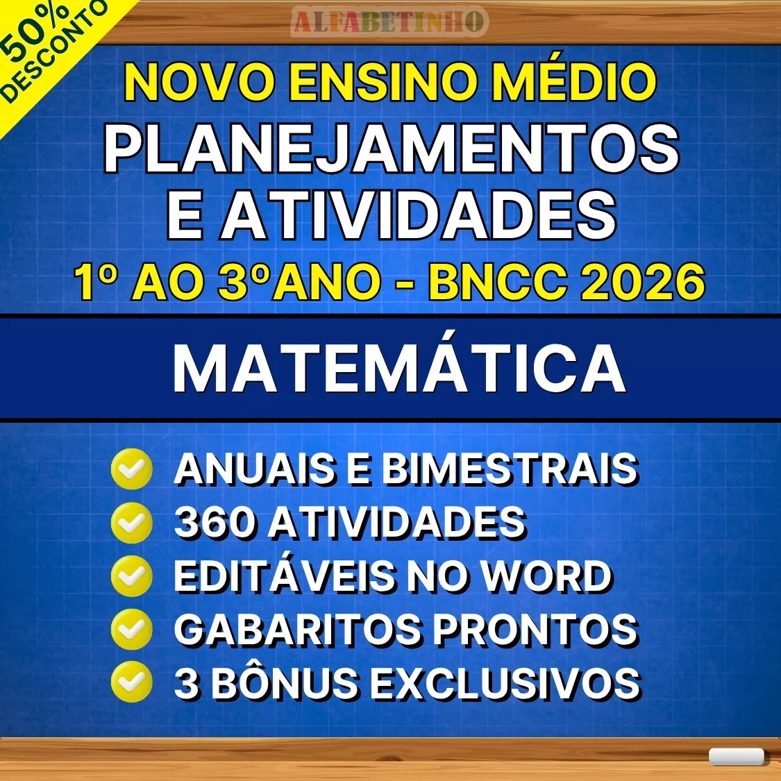 plano de aula ensino médio de Matemática