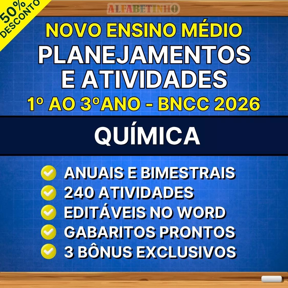 plano de aula ensino médio de Química